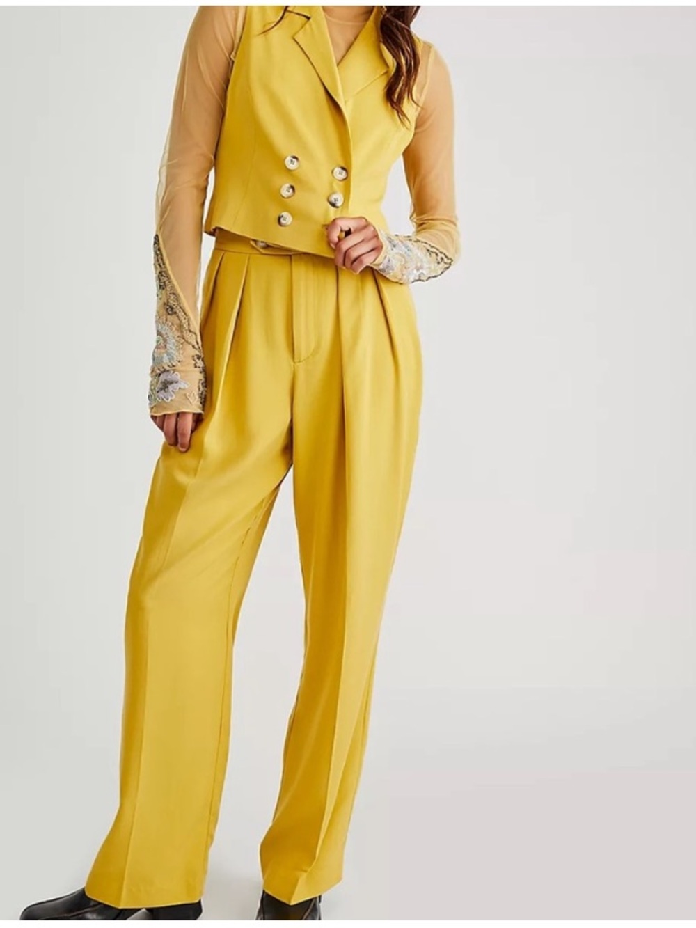 Free People 2pc Pant Suit